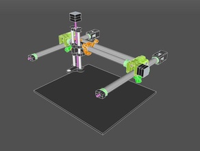 3dof cnc makine yarı mamul araçları 3d print model - Mito3D