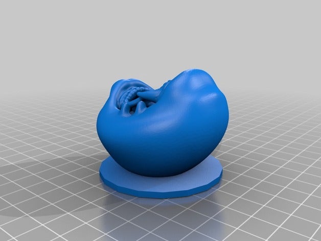 cenicero colmillos sculptures 3D print model - Mito3D