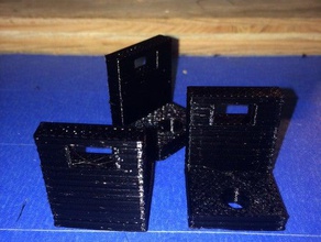 uno de electrónica portador los pies Impresora 3d las piezas soporte pie uno-up 3d print model - Mito3D