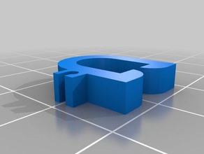 mi personalizados pato clip Impresora 3d accesorios personalizado 3d print model - Mito3D