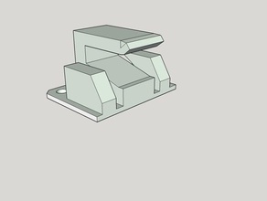 porsche cayenne Sitz hinten clip automotive 3d print model - Mito3D