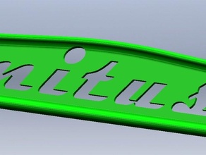 mitus logo 3d yazıcı parçaları 3d print model - Mito3D
