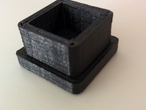 pipe plug square profile 3d print model - Mito3D