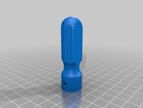 my customized drill bit handles 4mmdb hand tools 3d print model - Mito3D
