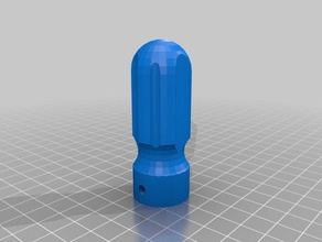 my customized drill bit handles 10mmdb hand tools 3d print model - Mito3D