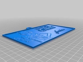 jordan 2 2d-Kunst kundengebundene 3d print model - Mito3D