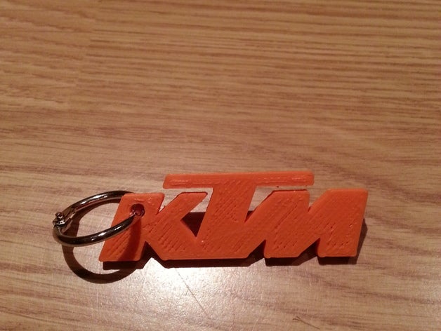 ktm keychain keychains bike key motor motorcycle 3D print model - Mito3D