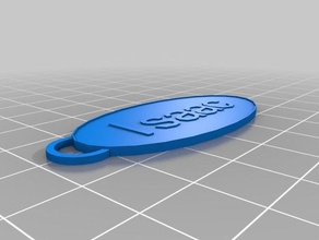 isaac chaveiros personalizado 3d print model - Mito3D