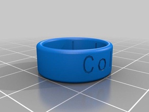 cole ring victoria rings customized 3d print model - Mito3D