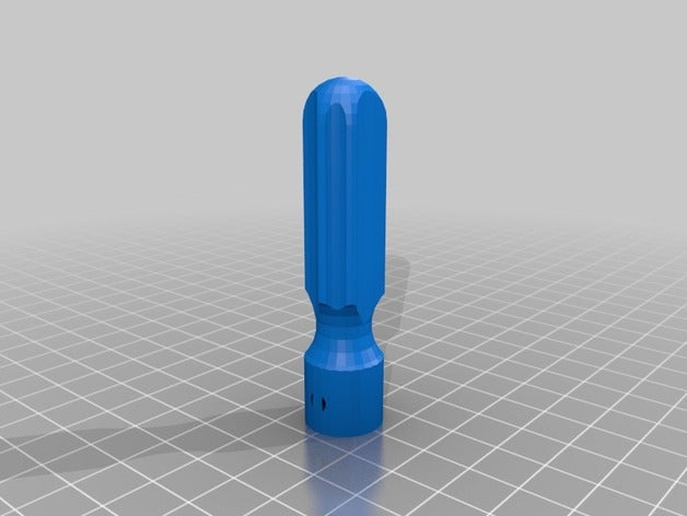 mon personnalisés foret de poignées des outils à main personnalisé 3D print model - Mito3D