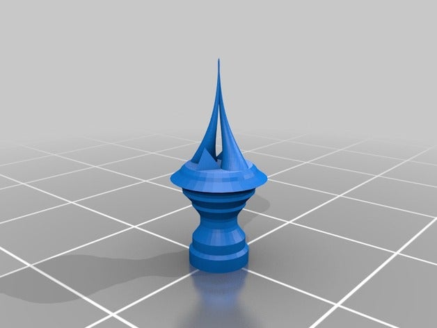wizard staff topper props lotr hobbit tolkien 3D print model - Mito3D