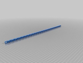 catena 50 link su misura 3d print model - Mito3D