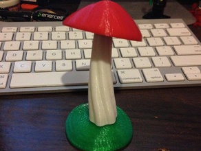 piccolo fungo sculture carrara piccola inter underdark 3d print model - Mito3D