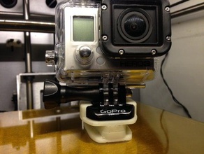 gopro joby clip la fotocamera mount gorillapod gorr 3d print model - Mito3D