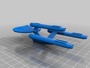 tos federation class dreadnaught models model ship space star trek toy vehicle 3d print model - Mito3D