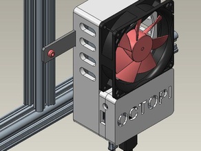 cuadro k8200 controlador de ventilador raspberry pi b+ Impresora 3d accesorios el b 3d print model - Mito3D