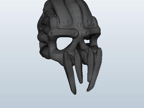 death mask 3d print model - Mito3D
