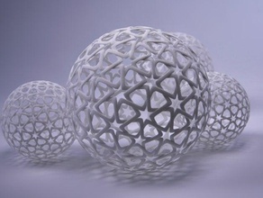 islámica de bola navidad matemáticas art 3d print model - Mito3D