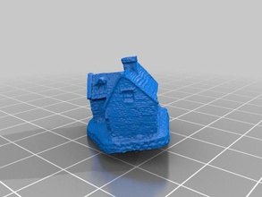 cotswald cottage buildings structures scan 3d print model - Mito3D