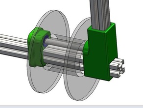spool holder end 2 3d printer parts mitus 3d print model - Mito3D