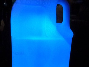 botella de leche neopixel titular adafruit el adaptador iluminación milkcaps reciclaje 3d print model - Mito3D