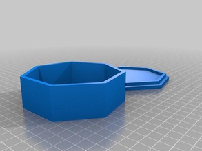 7-sided box lid containers customized 3d print model - Mito3D