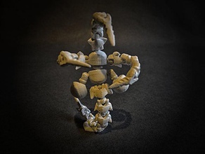 alien facehugger juguetes de construcción extranjero la creación modio modiochallenge espacio 3d print model - Mito3D
