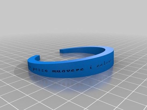 2 pulseiras personalizado 3d print model - Mito3D