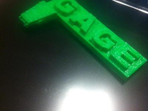 gage page holder 3d print model - Mito3D