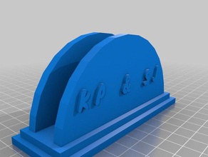 kp sj napkin household customized 3d print model - Mito3D