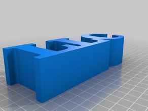 my customized 3 letters lcc row 3d print model - Mito3D