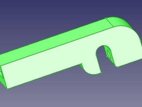 Wischerblätter - Bajonett Reparatur clip diy Bajonett-clip Scheibenwischer Wischerblatt 3d print model - Mito3D