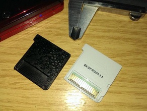 3ds fittizio cartuccia di gioco l'elettronica vuoto cart la manichino slot 3d print model - Mito3D