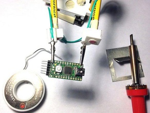 soldering helping hand electronics hardware helping-hands hands solder station 3d print model - Mito3D