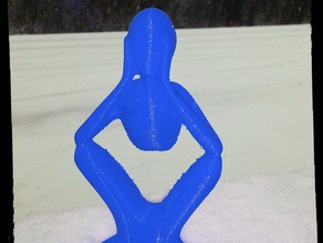 düşünür heykeller sanat meditasyon kişi heykel düşünüyorum şey p düşünme yoga 3d print model - Mito3D