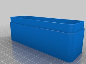 project box 3 containers customized 3d print model - Mito3D