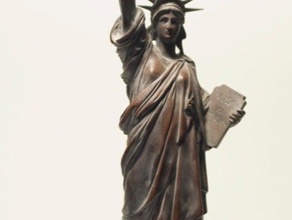 statue liberty model sculptures agisoft photoscan bronze frederic auguste bartholdi enlightening world replica reproduction sculpture 3d print model - Mito3D
