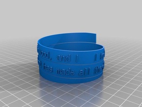 road bracelet art customized 3d print model - Mito3D