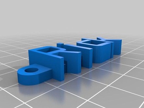 rick organização personalizado 3d print model - Mito3D