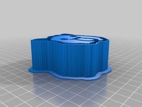 poro cortador de biscoito pequeno cozinha e sala jantar personalizado 3d print model - Mito3D