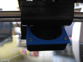 robo3d r1 pla de montaje del ventilador e3d v 5 extremo caliente Impresora 3d las piezas 3d print model - Mito3D