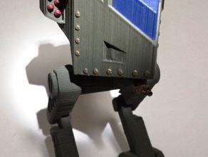 walker modelo de robots ejército futuro vehículo el robot tech trooper 3d print model - Mito3D