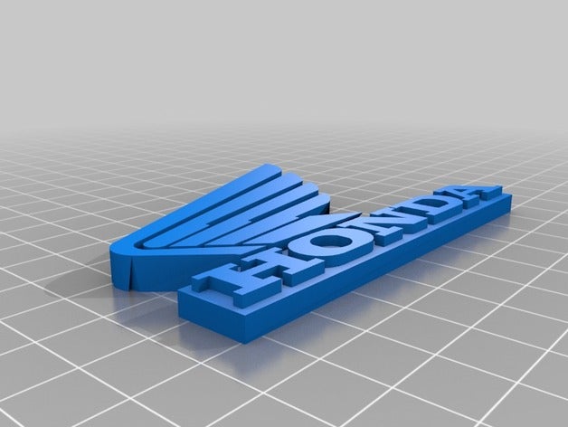 moto honda logo 3D print model - Mito3D