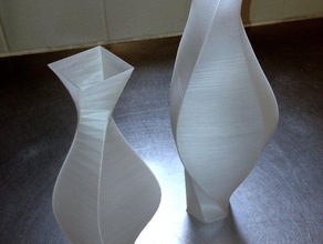 linear-duch-Vasen Skulpturen 3d print model - Mito3D