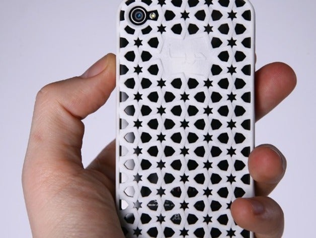 freedom iphone case mobile phone arab biz bza bzabiz 4 4s islamic patterns pattern 3D print model - Mito3D