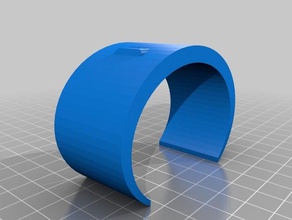 my customized fitbit flex arc band updated bracelets 3d print model - Mito3D
