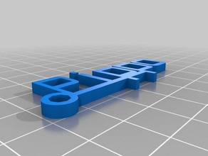 la mia su misura lotto portachiavi generatore i 3d print model - Mito3D