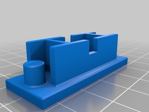 rainbow loom frame connector accessories 3d print model - Mito3D