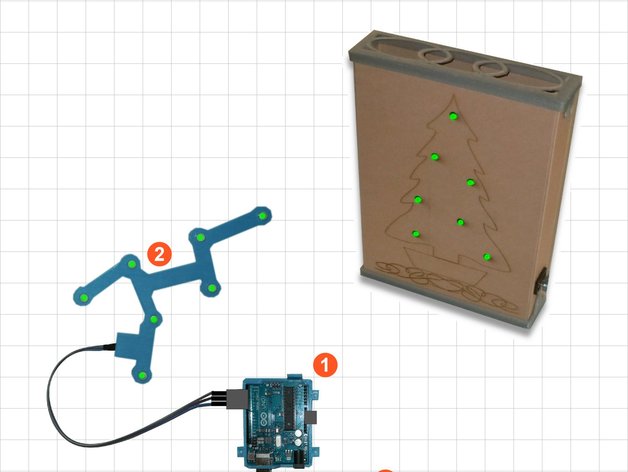 twinkle kutusu 3d baskı arduino enerji dis tahmini yenilenebilir 3D print model - Mito3D