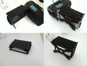 sony hdr-td10 tenda pieghevole la fotocamera ombrellone td10 3d print model - Mito3D